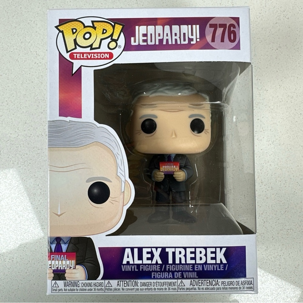 Funko Pop! Jeopardy Alex Trebek #776 Television Vinyl Figure Collectible